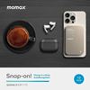 Momax Q.Mag X1 Magnetic Wireless Power Bank 10K mAh USB-C Port
